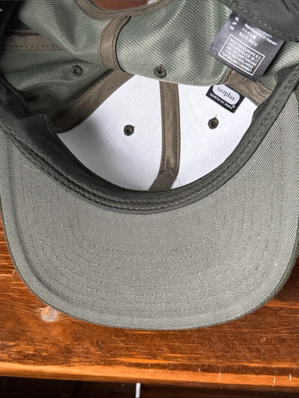 Brixton Olive Green Patch Cap with Sunset Embroidered Logo Never Worn - Picture 9 of 9